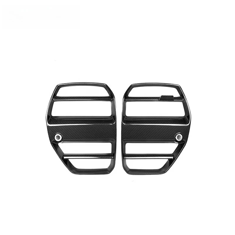 2021+ Exterior Accessories ST Style Grille for  M3 M4 G80 G82 G83 Dry Carbon Fiber Front Grille Without ACC Function